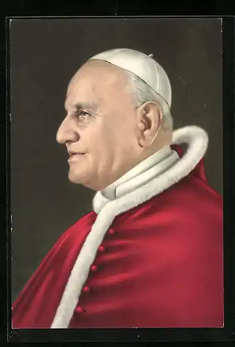 AK Papst Johannes XXIII. im Profil