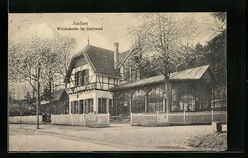 AK Aachen, Gasthaus Waldschenke im Stadtwald