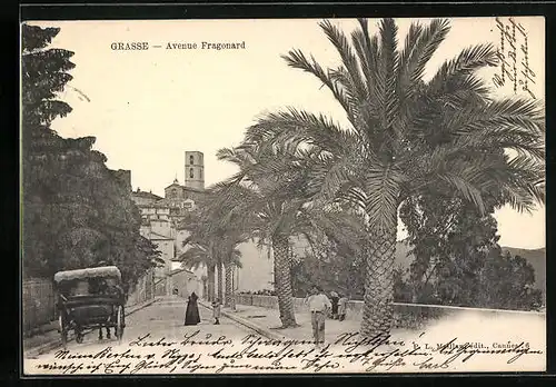 AK Grasse, Avenue Fragonard