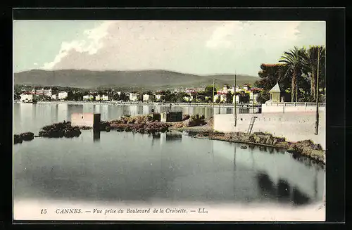 AK Cannes, Vue prise du Boulevard de la Croisette