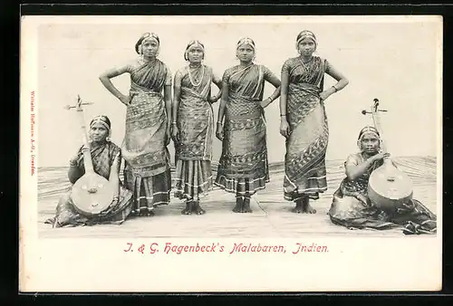 AK I. & G. Hagenbecks Malabaren, Indien