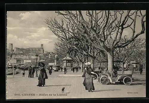 AK Cannes, Allées de la Liberté