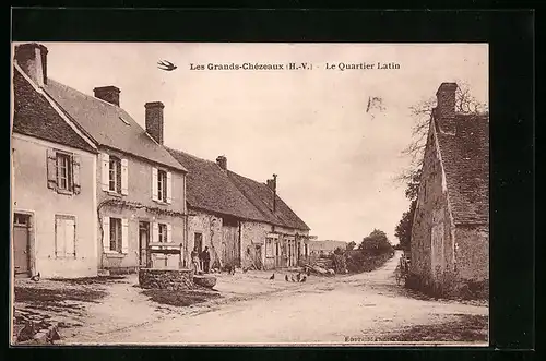 AK Les Grands-Chézeaux, Le Quartier Latin