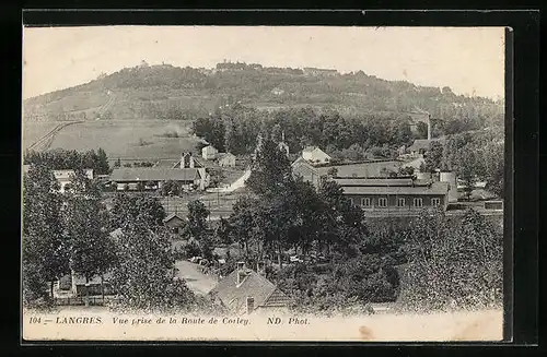 AK Langres, Vue prise de la Route de Corley