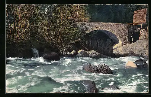 AK Eggenthal, die Hälselebrücke