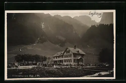 AK Wasserauen /App., Gasthaus Alpenrose