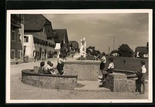 AK Anger, Kinder am Rupertibrunnen