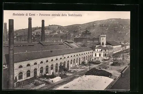 AK Terni, Acciaierie, Panorama centrale dello Stabilimento