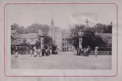 Fotoalbum mit 12 Fotografien, Ansicht Schwetzingen, Kaiser Friedr. Felsen, Schloss, Moschee, Wasserspeier, Minervatempel