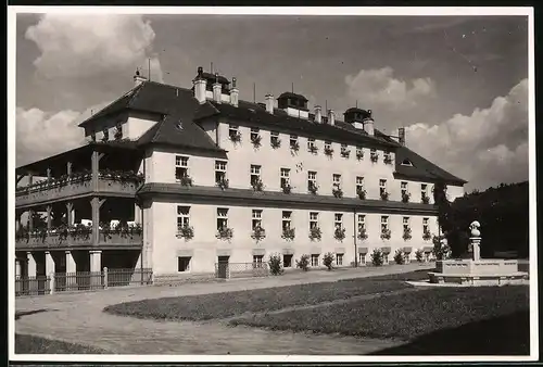 Fotografie Brück & Sohn Meissen, Ansicht Coswig, Partie am Kinderheim Wettinstift