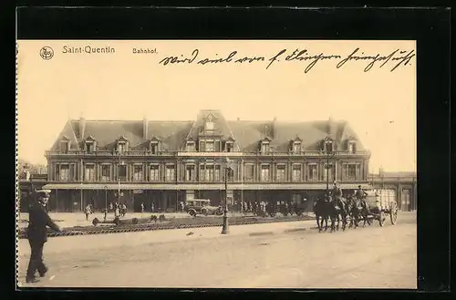 AK Saint-Quentin, La Gare