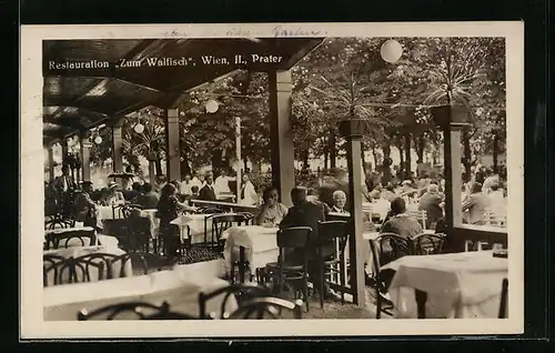 AK Wien, Prater mit Restaurant zum Walfisch