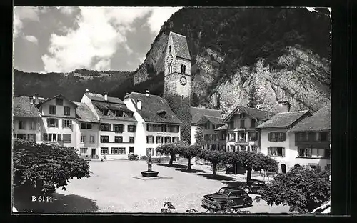 AK Interlaken-Unterseen, Blick auf den Marktplatz