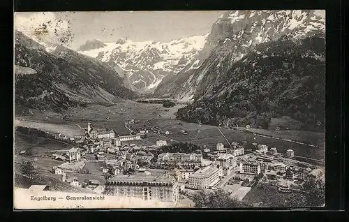 AK Engelberg, Gesamtansicht des Ortes