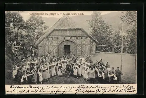 AK Thale, Harzfestspiele im Bergtheater am Hexentanzplatz