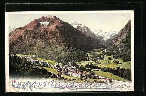 AK Pontresina, mit Piz Palü