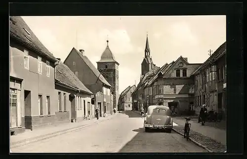 AK Gräfenhainichen, August-Bebel-Strasse