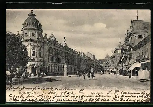 AK Konstanz, Partie an der Marktstätte