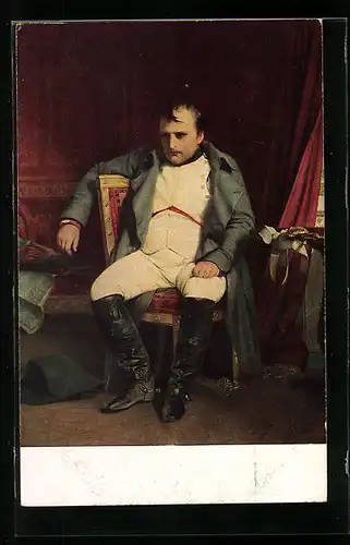 Künstler-AK Delaroche, Napoleon in Uniform