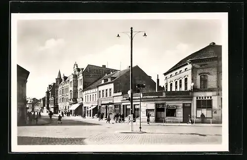 AK Wittenberge, Bahnstrasse und Am Stern