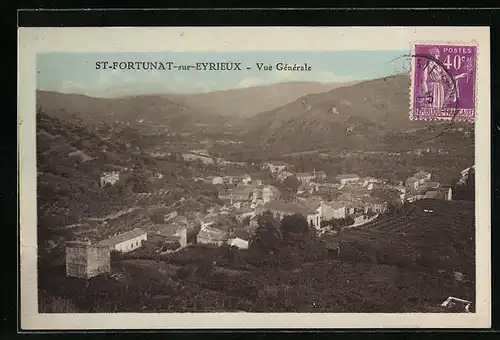 AK St-Fortunat-sur-Eyrieux, Vue Generale