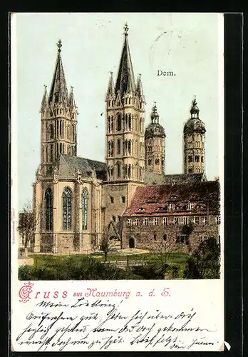 AK Naumburg a. d. S., Dom mit Park