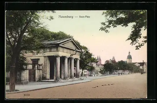 AK Naumburg, Partie am Roon-Platz