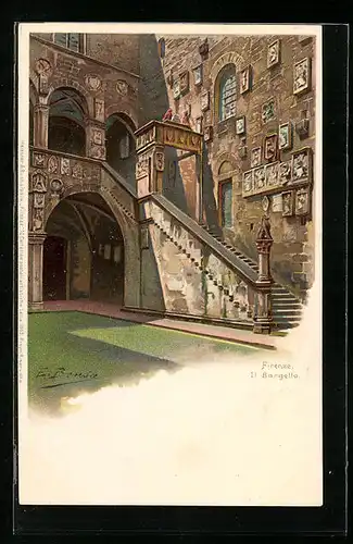 Künstler-AK Firenze, Il Bargello