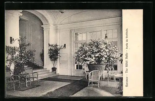 AK Florence, Hotel Italie, Partie du Vestibule