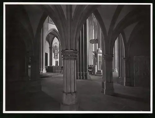 Fotografie Brück & Sohn Meissen, Ansicht Meissen, Dom Innenansicht - Querblick