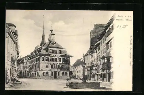 AK Stein am Rhein, Markt und Rathaus