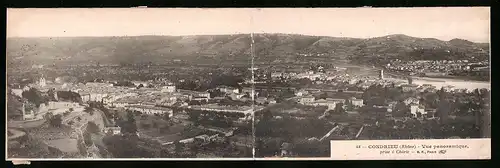 Klapp-AK Condrieu, Vue panoramique, prise à Chérie