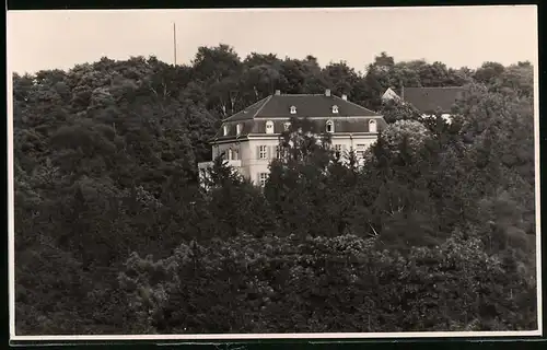 Fotografie Brück & Sohn Meissen, Ansicht Frankenberg i. Sa., Blick zu dem Erholungsheim Lützelhöhe