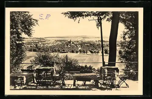 AK Teterow, Blick vom Kurhaus auf den Ort