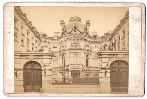 Fotografie unbekannter Fotograf, Ansicht Brüssel, Blick auf das Palais du Comte de Flandre