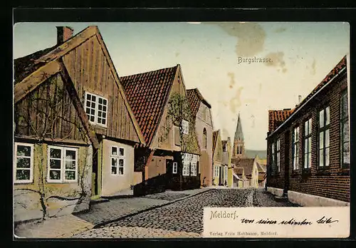 AK Meldorf, Blick in die Burgstrasse