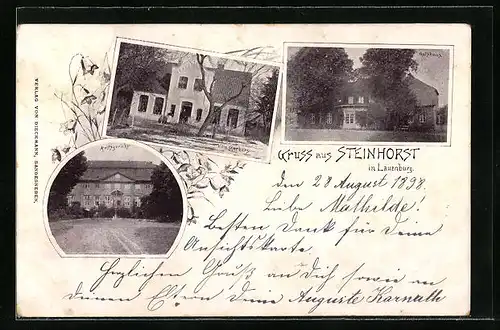 AK Steinhorst in Lauenburg, Villa Karberg, Gutshaus und Amtsgericht