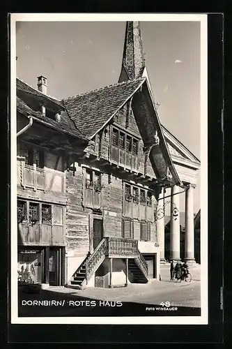 AK Dornbirn, Gasthaus Rotes Haus