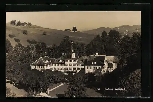 AK Appenzell, das Hotel Weissbad im Wald gelegen