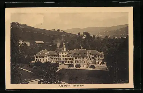 AK Weissbad, Blick auf das Kurbad