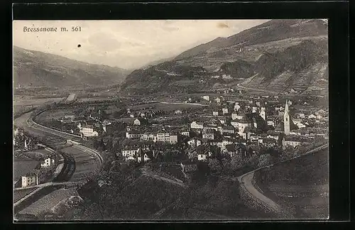 AK Bressanone, Generalansicht der Stadt