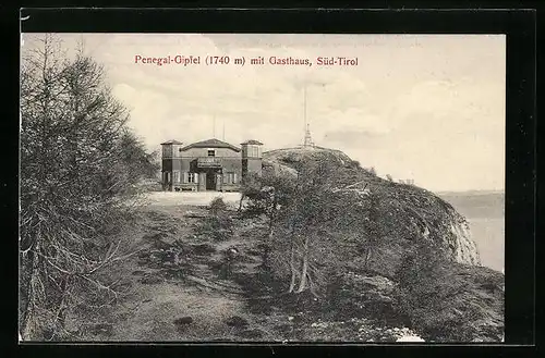 AK Mendelpass, das Gasthaus auf dem Penegal-Gipfel