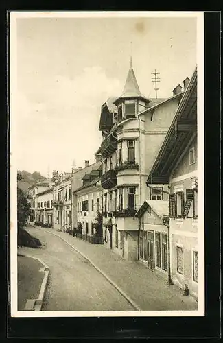 AK Schladming, Hauptplatz mit Hotel Alte Post