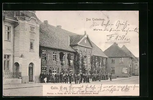 AK Eutin, Strassenpartie mit Technikum