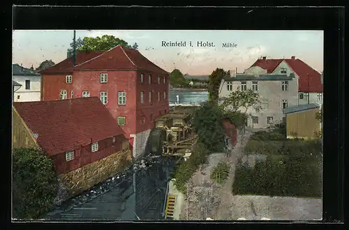 AK Reinfeld i. Holst., Blick zur Mühle