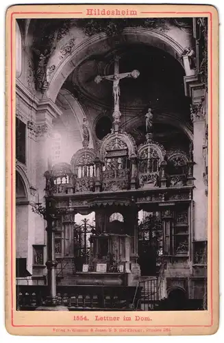 Fotografie Römmler & Jonas, Dresden, Ansicht Hildesheim, Blick auf den Lettner im Dom, Innenansicht