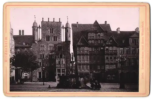 Fotografie Römmler & Jonas, Dresden, Ansicht Hildesheim, Blick auf das Templerhaus und Haus Wedekind