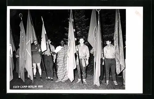 AK Berlin, Fahnenträger beim IUSY-Camp 1959