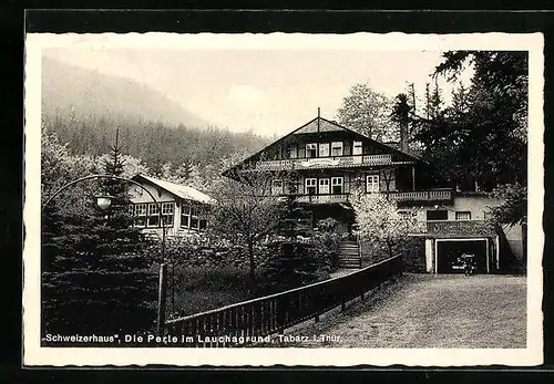 AK Tabarz i. Thür., Gasthaus Schweizerhaus