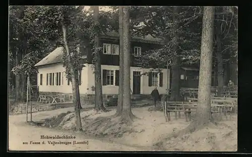 AK Neukirch / Lausitz, Gasthaus Hohwaldschänke am Fusse d. Valtenberges